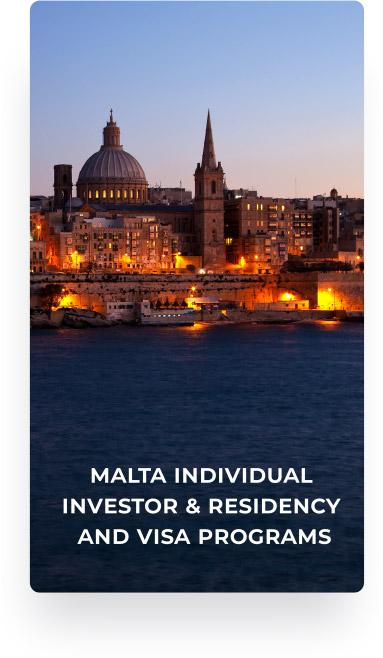 Malta Individual Investor & Residency and Visa Programs